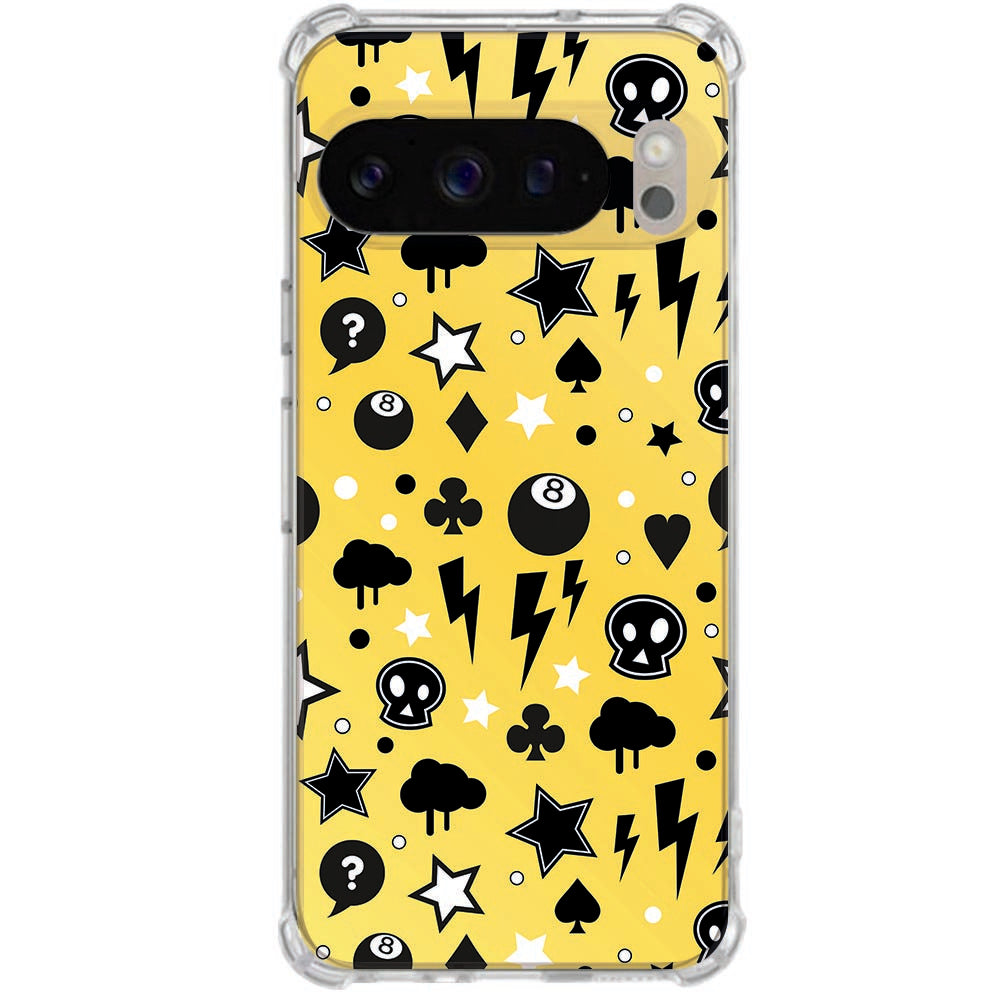 TPU Back Cover Google Pixel 10 Pro XL Punk Yellow Antishock