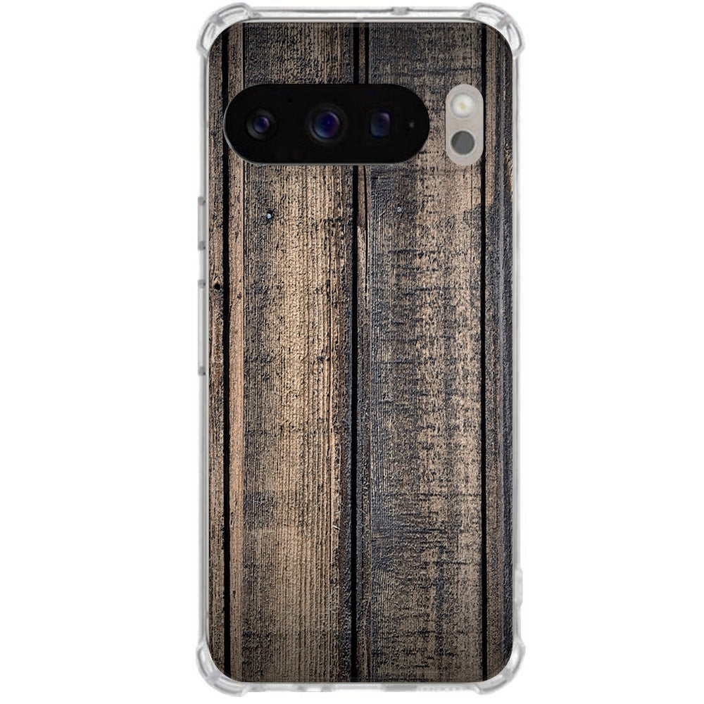 TPU Siliconen Hoesje Google Pixel 10 Pro XL Steigerhout Shockproof