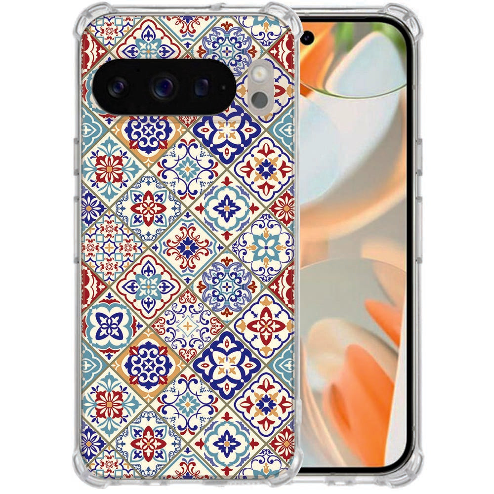 TPU Back Cover Google Pixel 10 Pro XL Tiles Color Antishock