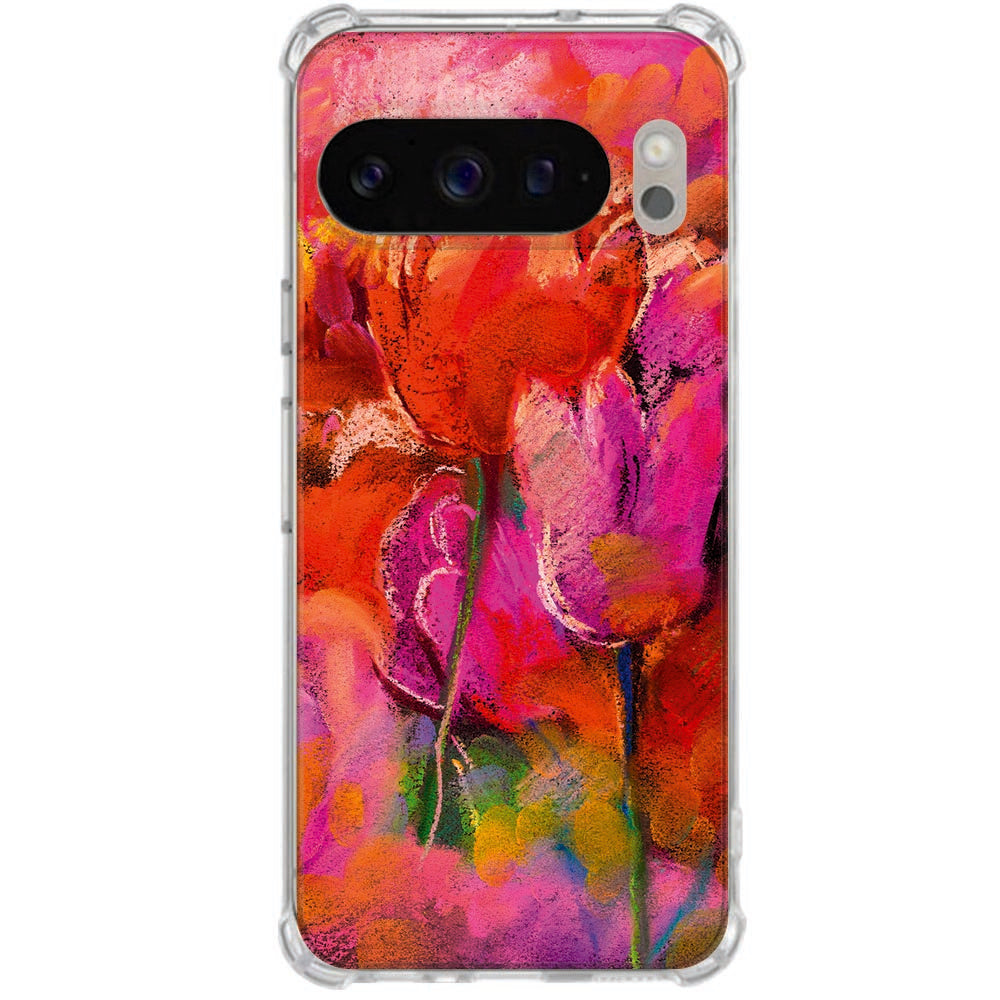Softcase Google Pixel 10 Pro XL Tulips Valbestendig