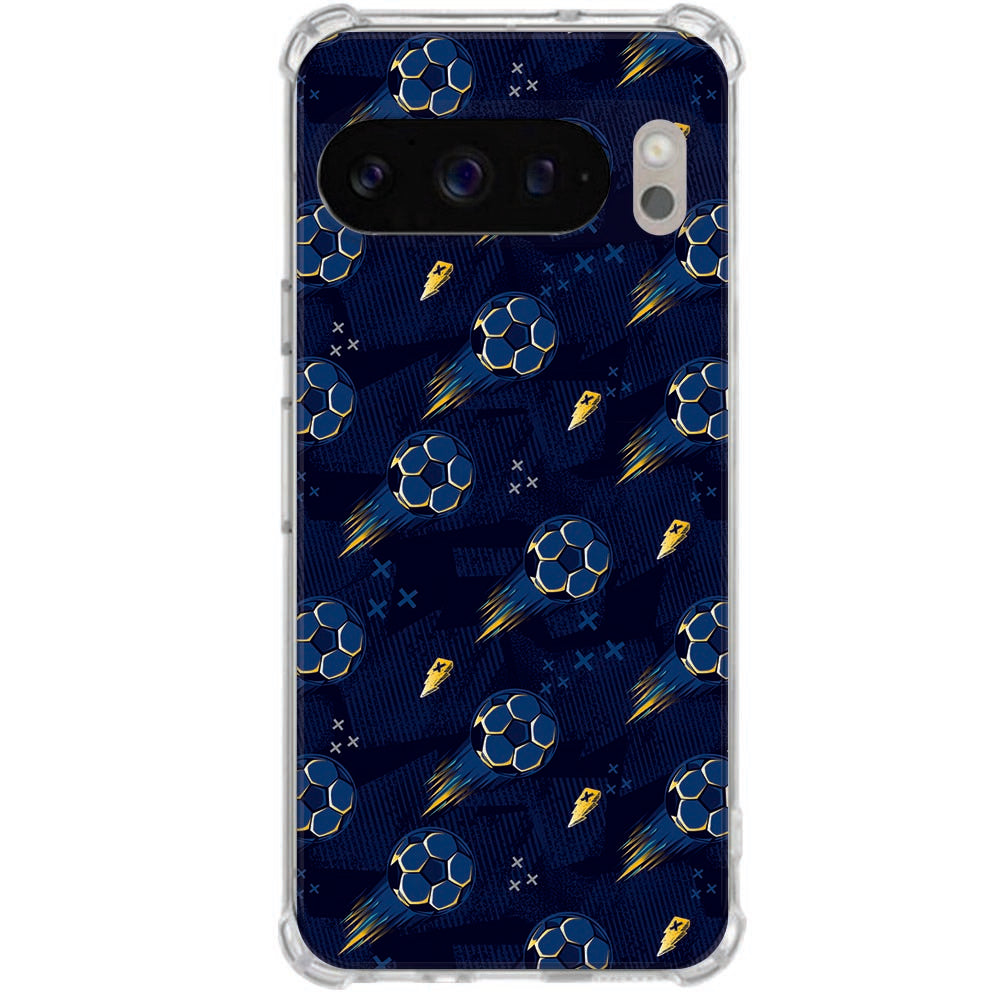Google Pixel 10 Pro XL TPU Siliconen Hoesje Voetbal Schokbestendig
