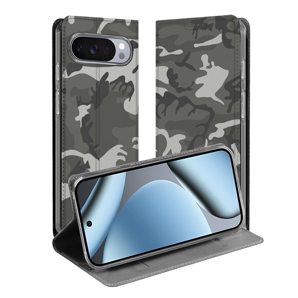 Google Pixel 10 Pro Telefoonhoesje Army Light camouflage design aanzicht