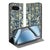 Google Pixel 10 Pro Smart Cover Hoesje Beige Flowers design beige bloemen aanzicht voorzijde