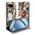 Google Pixel 10 Pro Flip Style Cover Dark Flowers showing floral design and open view for phone.