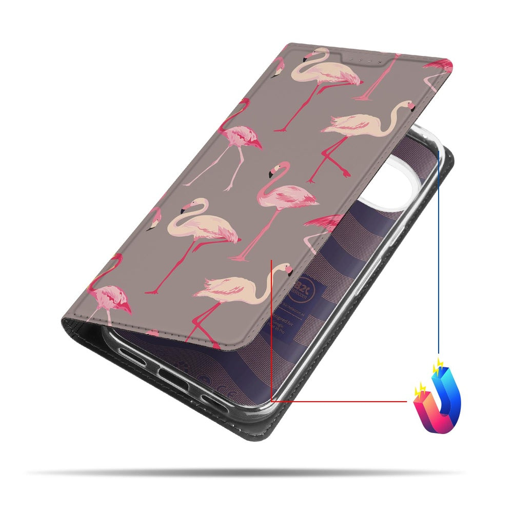 Google Pixel 10 | Pixel 10 Pro Flip Style Cover Flamingo with vibrant flamingo design on a stylish case.