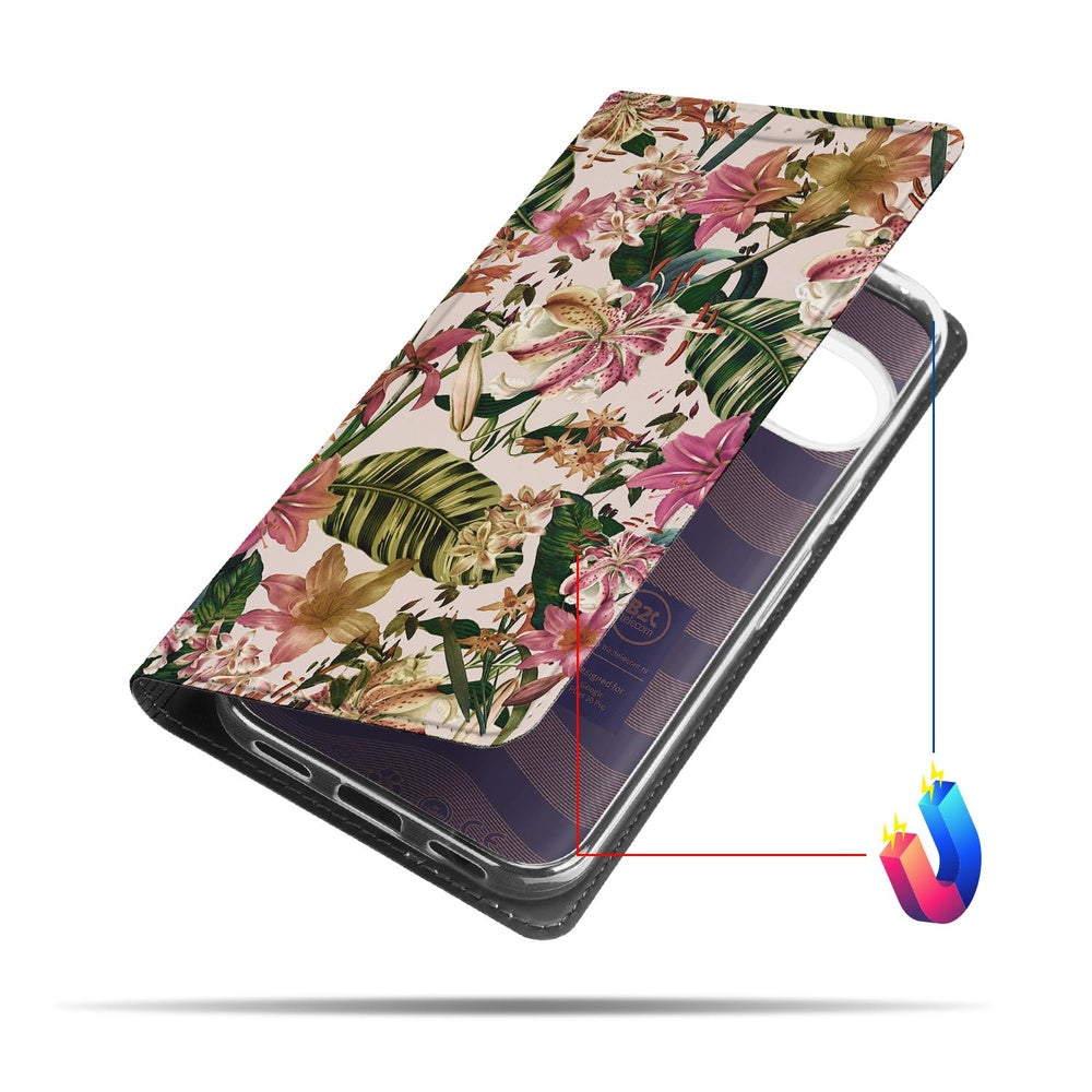 Google Pixel 10 | Pixel 10 Pro Standcase Hoesje Flowers met kleurrijk bloemenontwerp