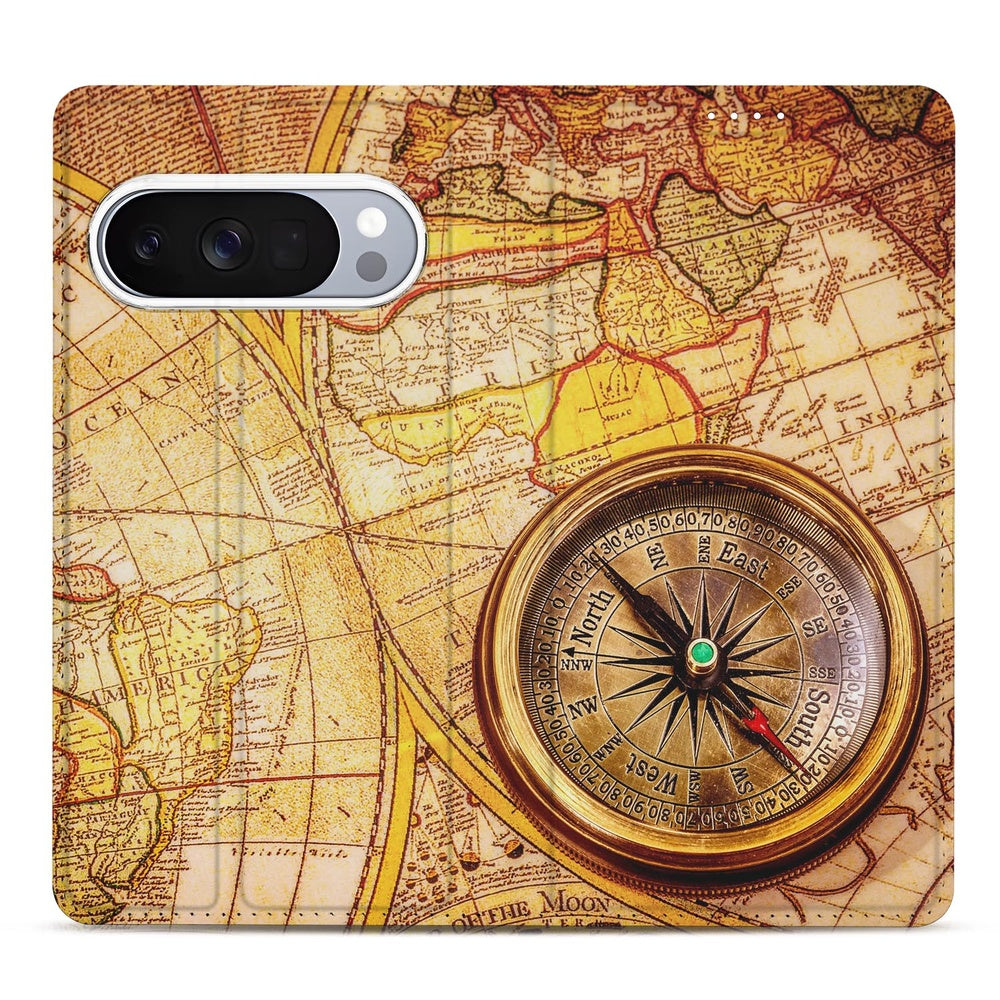 Book Cover Google Pixel 10 | Pixel 10 Pro Kompas kompas ontwerp landkaart voorkant