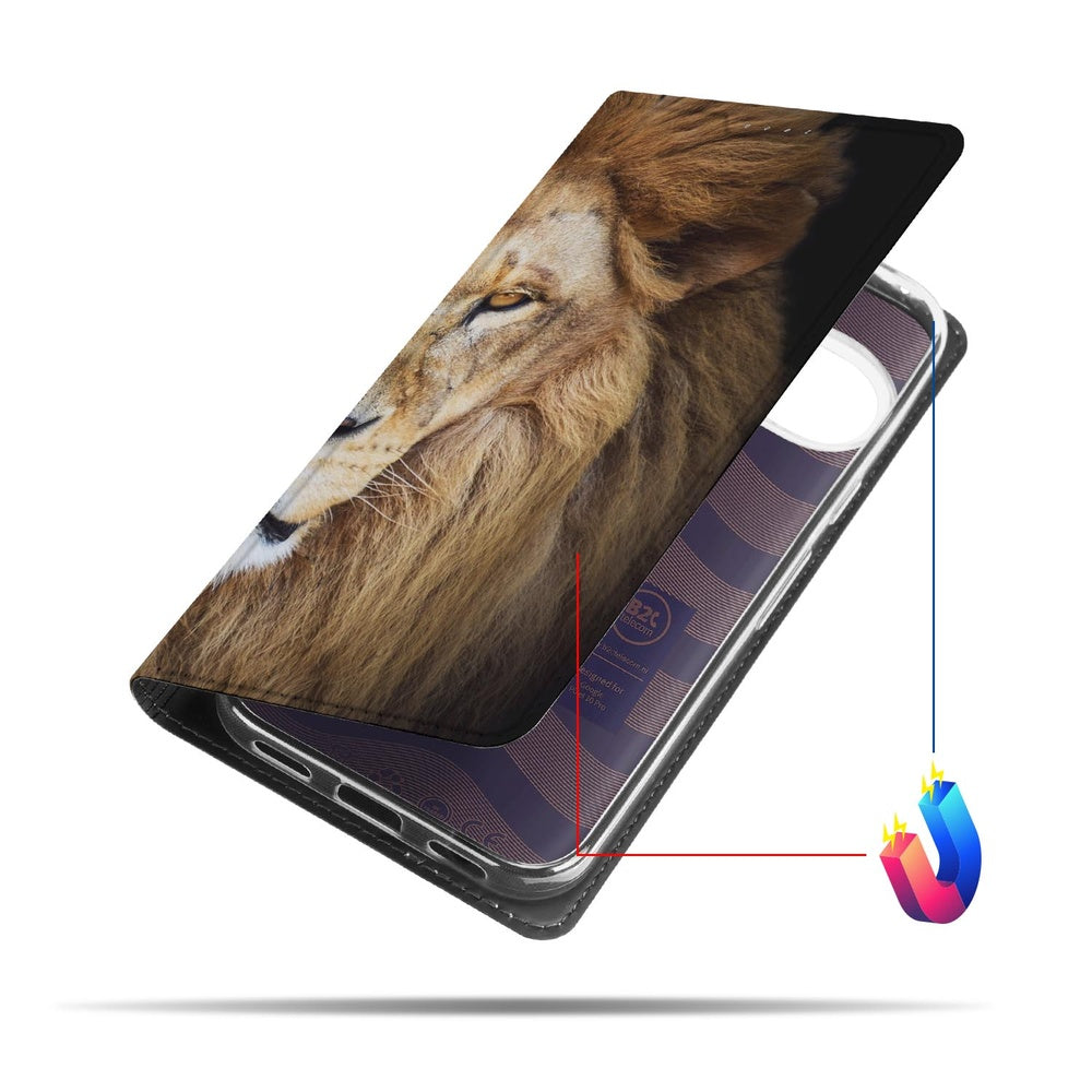 Bookcase Google Pixel 10 | Pixel 10 Pro Leeuw telefoonhoes leeuwendesign voorkant