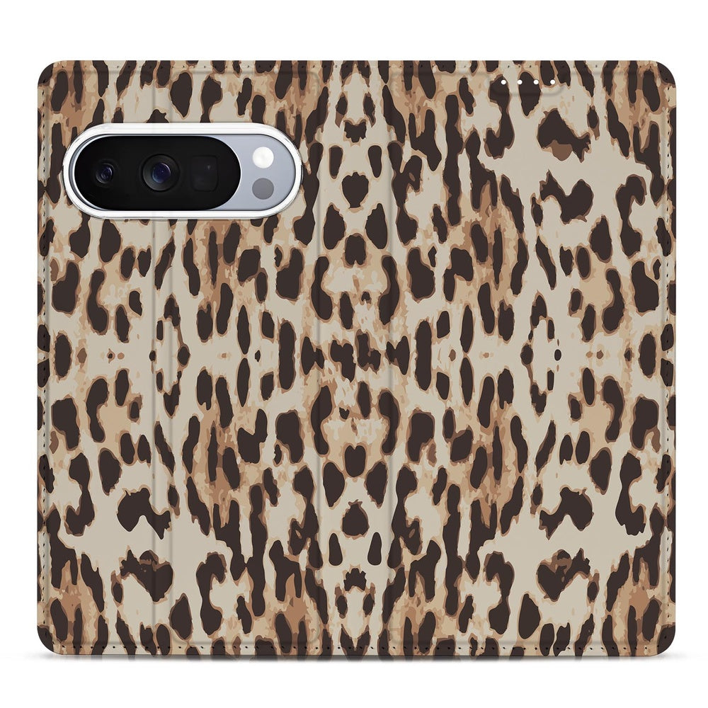 Telefoonhoesje Google Pixel 10 | Pixel 10 Pro Leopard panterprint design achteraanzicht