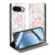 Google Pixel 10 Pro Book Wallet Case Lovely Flowers voorzijde achterzijde