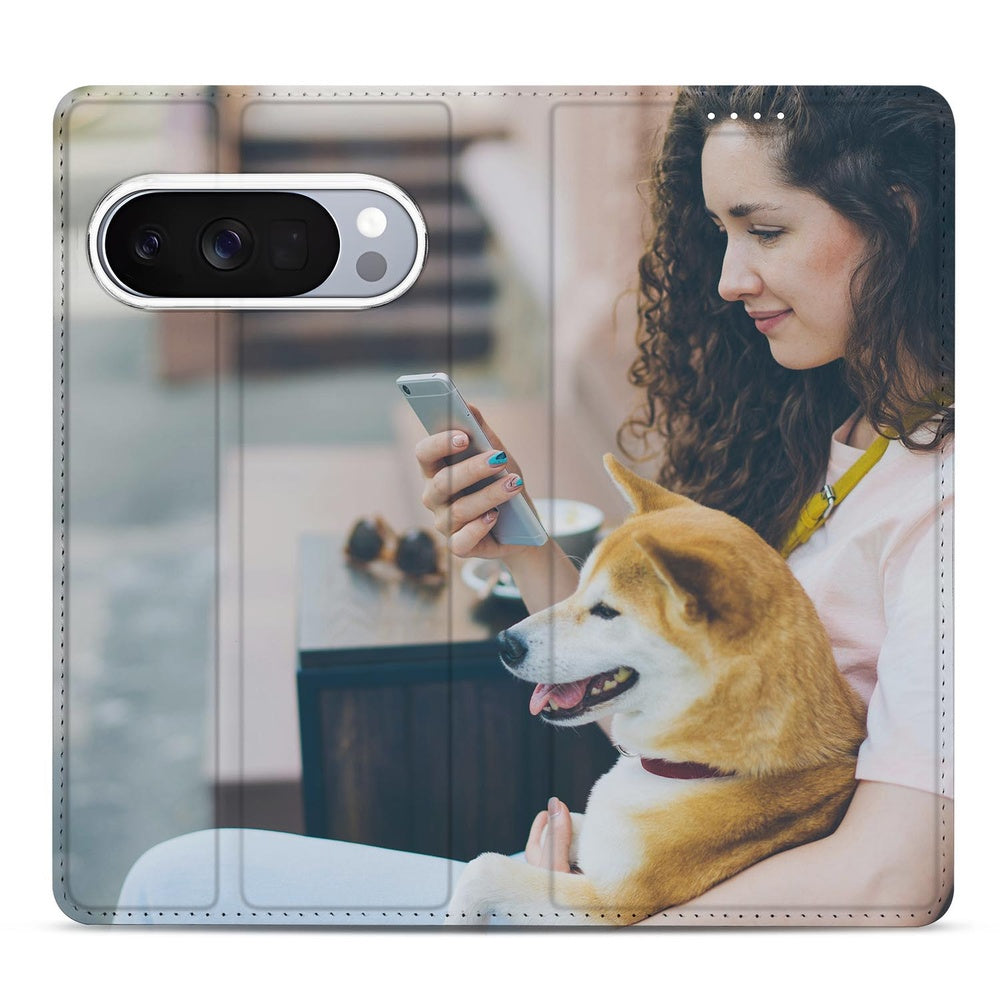 Google Pixel 10 / 10 Pro Slim Stand Case Hoesje Maken met Foto Compact Uniek design aanzicht