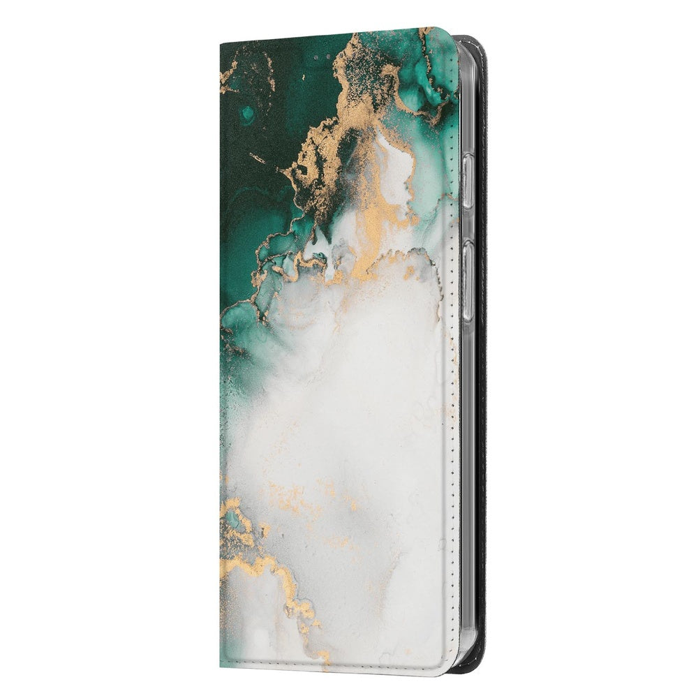 Book Cover Google Pixel 10 | Pixel 10 Pro Marmer Groen standcase marmer groen aanzicht