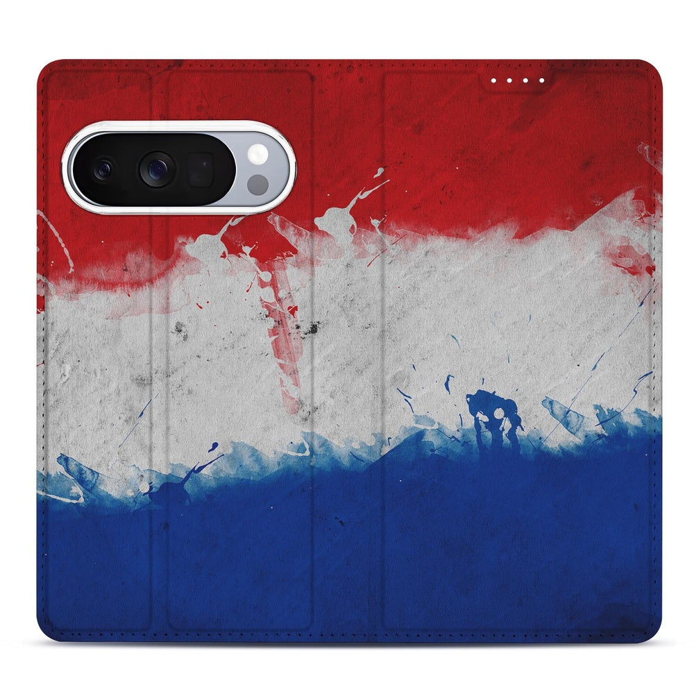 Telefoonhoesje Google Pixel 10 | Pixel 10 Pro Nederland standcase Nederlandse vlag bovenaanzicht