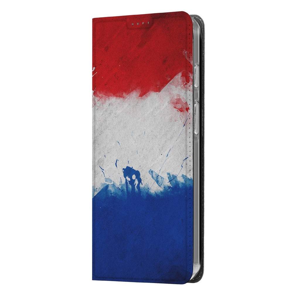 Telefoonhoesje Google Pixel 10 | Pixel 10 Pro Nederland standcase Nederlandse vlag design met verfspatten
