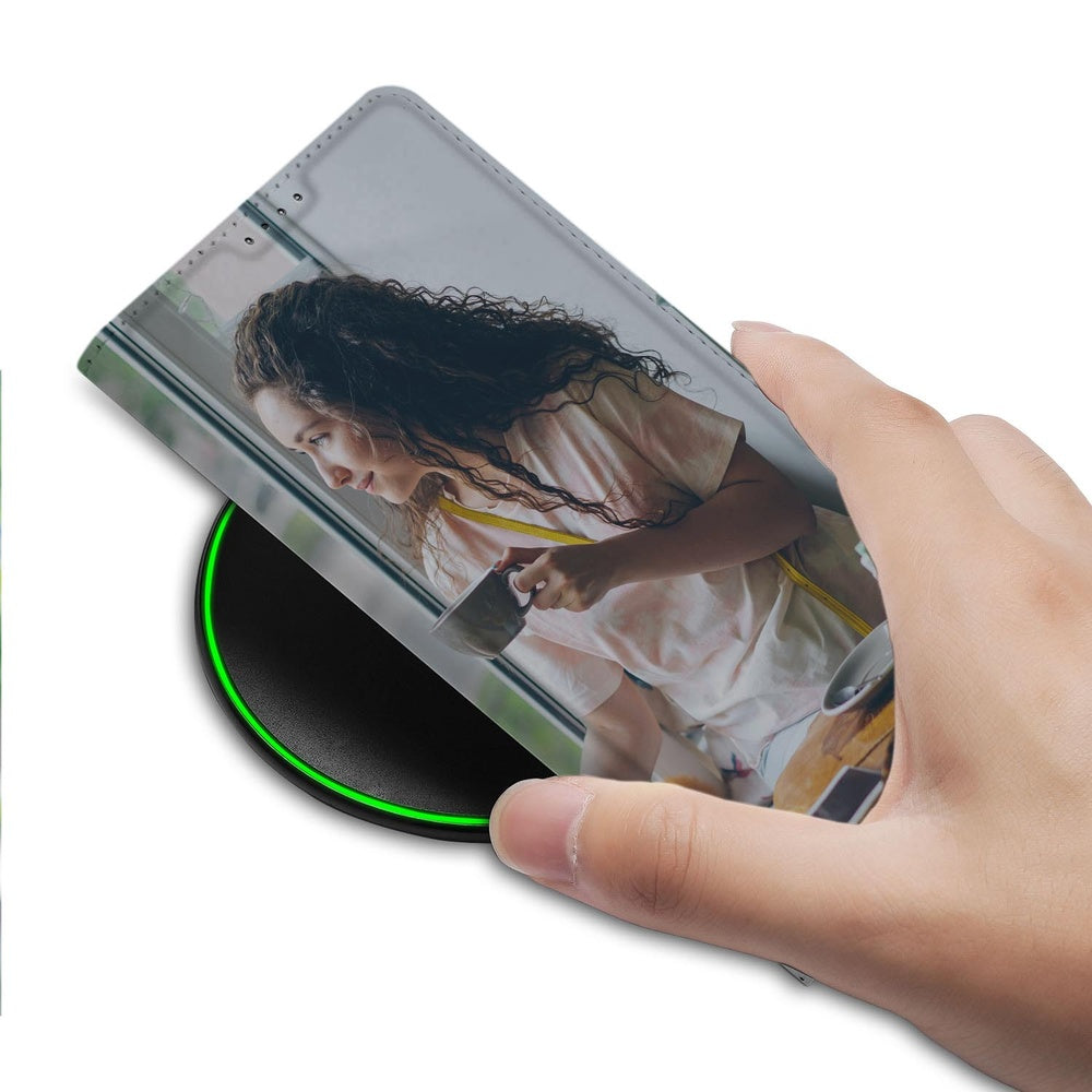 Google Pixel 10 / 10 Pro Slim Stand Case Hoesje Maken met Foto Compact Uniek voorwerp hand vrouw koffie