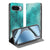 Google Pixel 10 | Pixel 10 Pro Book Wallet Case Painting Blue voorkant achterkant