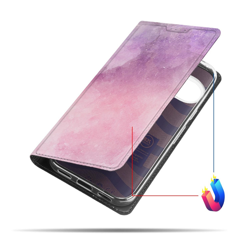 Google Pixel 10 | Pixel 10 Pro Book Cover Pink Purple Paint aanzicht