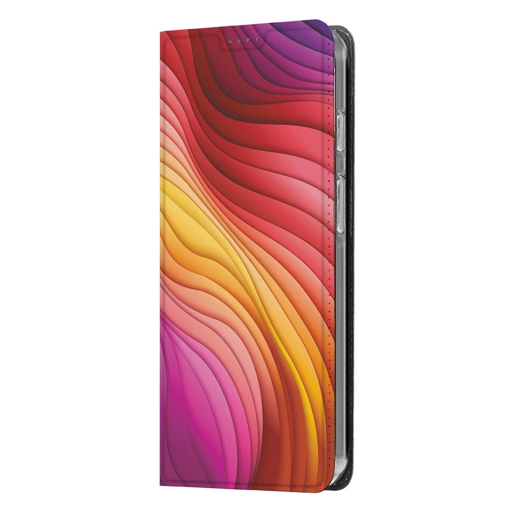Google Pixel 10 Pixel 10 Pro Book Cover Regenboog design hoesje zij aanzicht