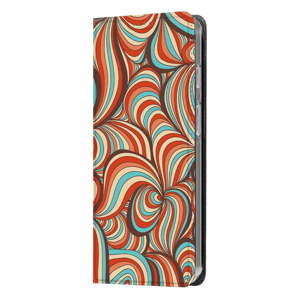 Bookcase Google Pixel 10 | Pixel 10 Pro Retro retro design voorkant swirl prints