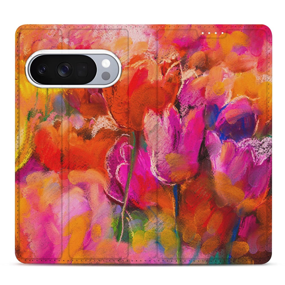 Telefoonhoesje Google Pixel 10 | Pixel 10 Pro Tulips design tulpen kleurrijk