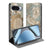 Google Pixel 10 Pro Book Case Vintage Bird Flowers boekcase vintage vogel bloemen teal aanzicht