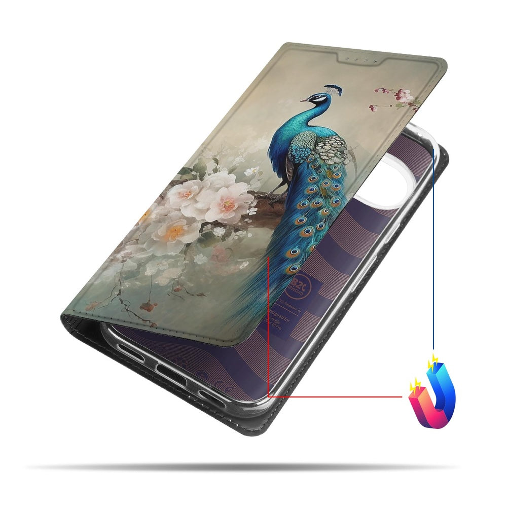 Google Pixel 10 | Pixel 10 Pro Book Cover Vintage Pauwen pauw design voorkant