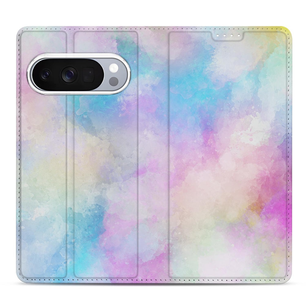 Google Pixel 10 Pro Standcase Hoesje Watercolor Light watercolor pastel design voorkant
