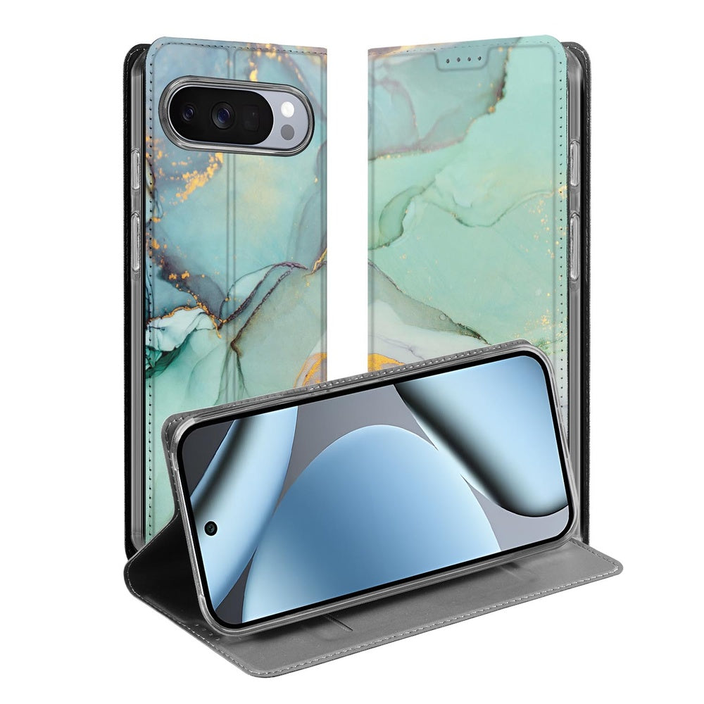 Google Pixel 10 | Pixel 10 Pro Book Case Watercolor Mix boekhoes aquarel design aanzicht