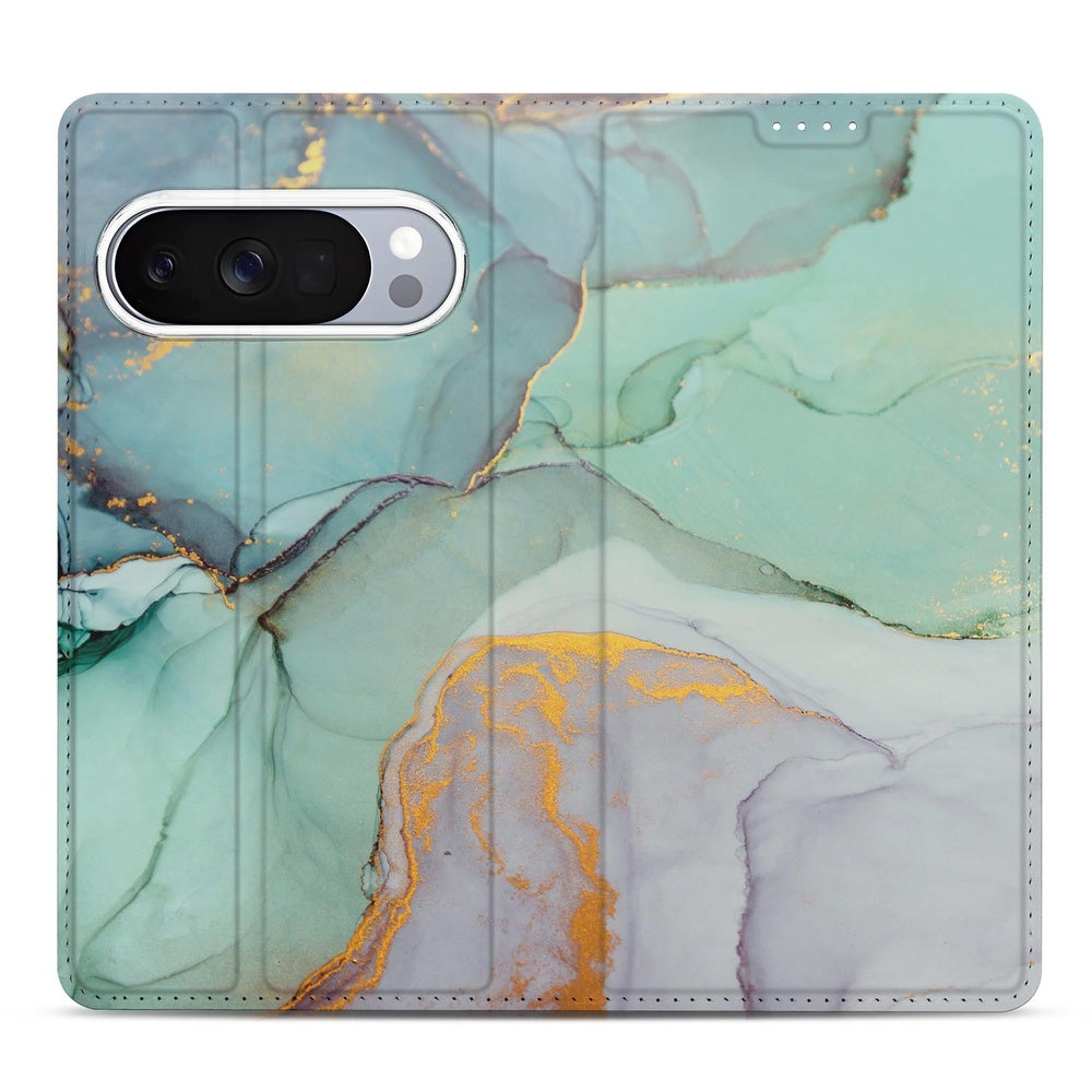 Google Pixel 10 | Pixel 10 Pro Book Case Watercolor Mix designboek hoesje aanzicht