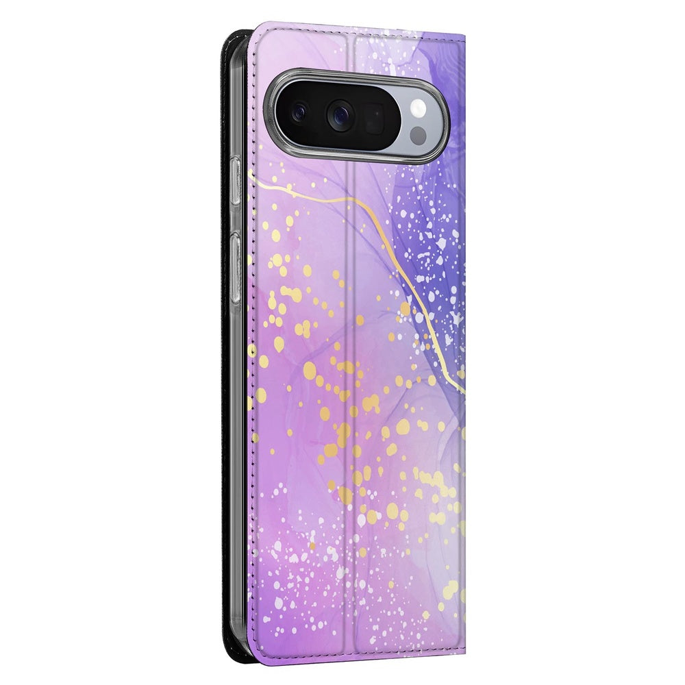 Google Pixel 10 | Pixel 10 Pro Book Cover Watercolor Paars book cover paars design aanzicht