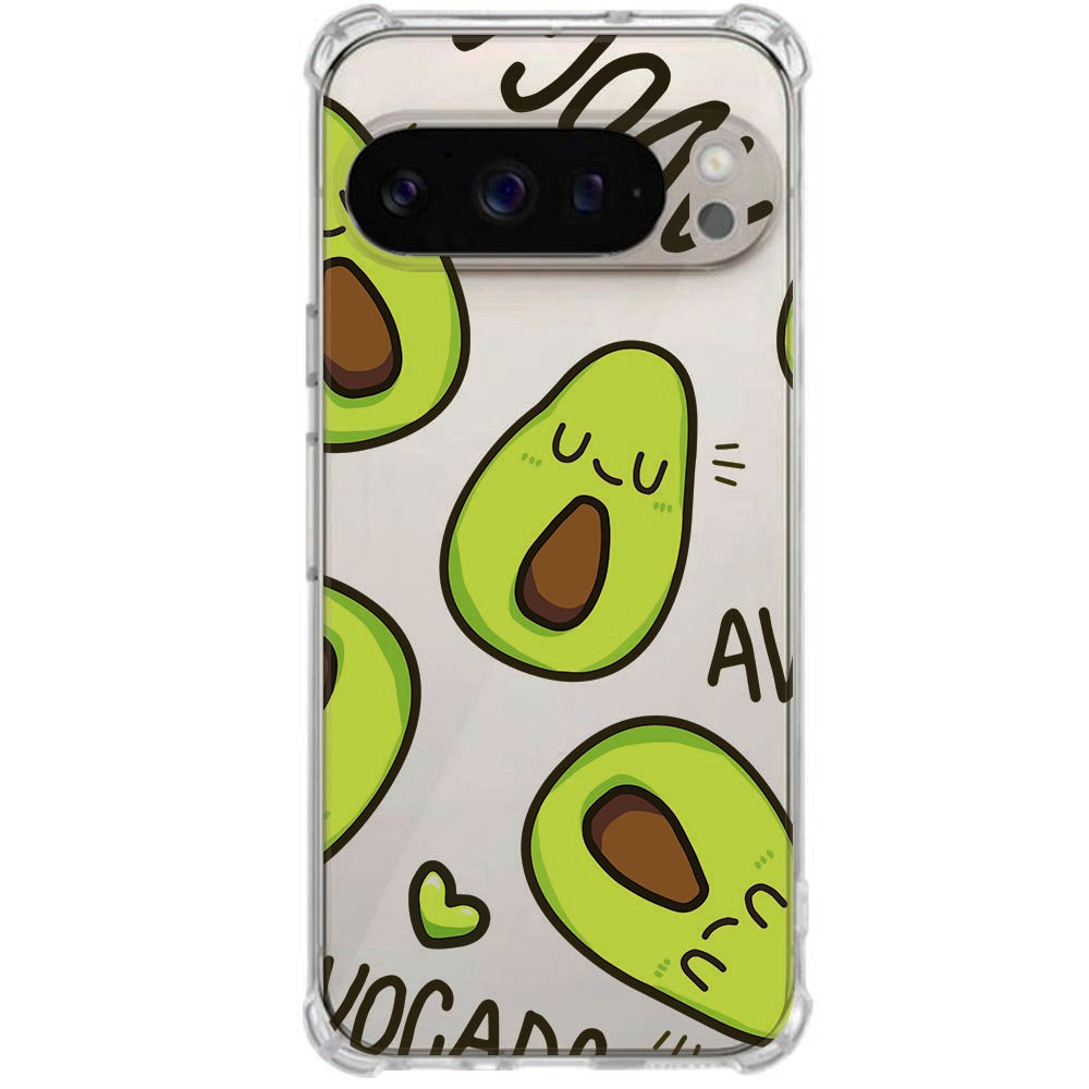 Google Pixel 10 TPU Hoesje Avocado Singing Schokbestendig Flexibel Pixel 10 Pro