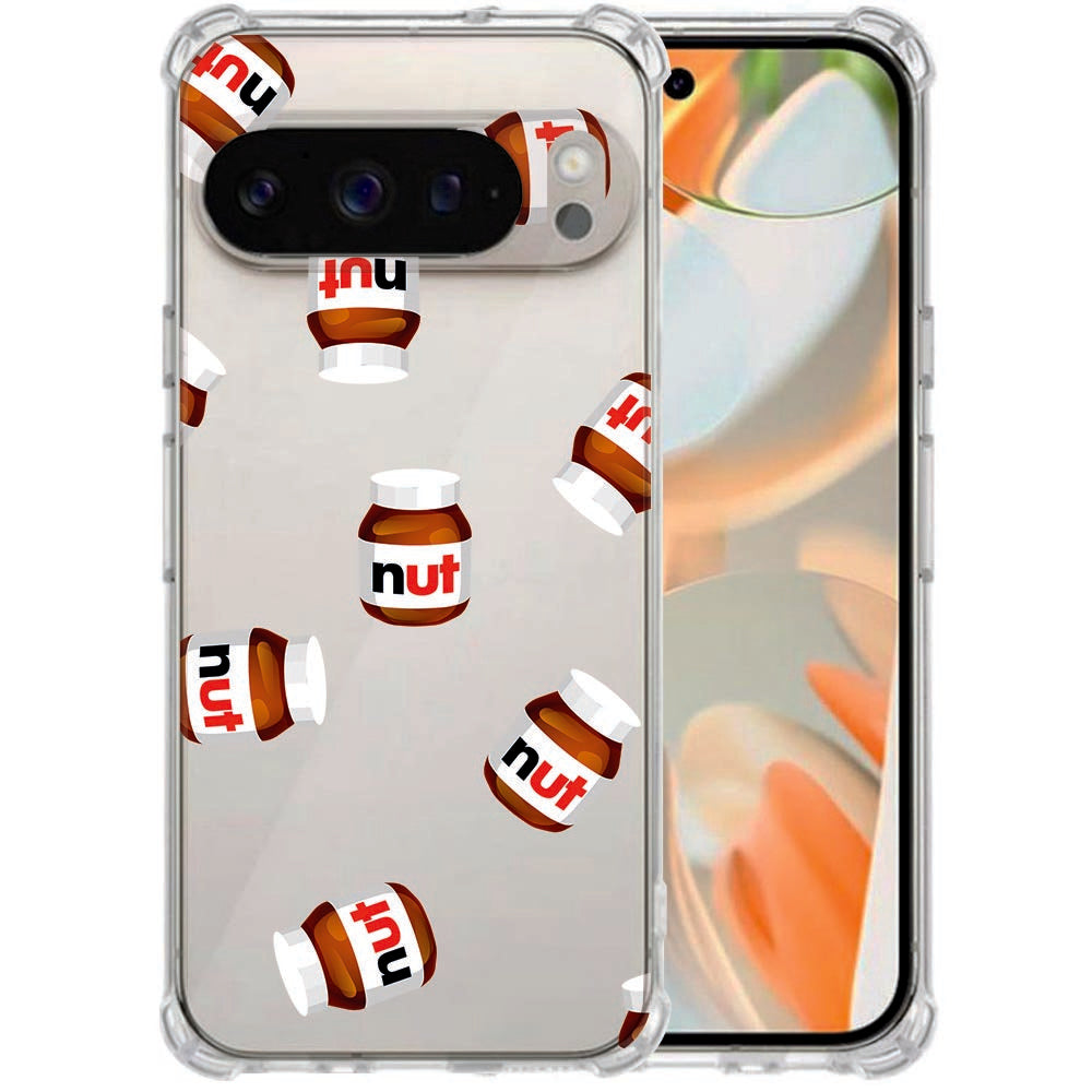 Flexibele Google Pixel 10 en Pixel 10 Pro TPU Hoesje Nut Jar Schokbestendig
