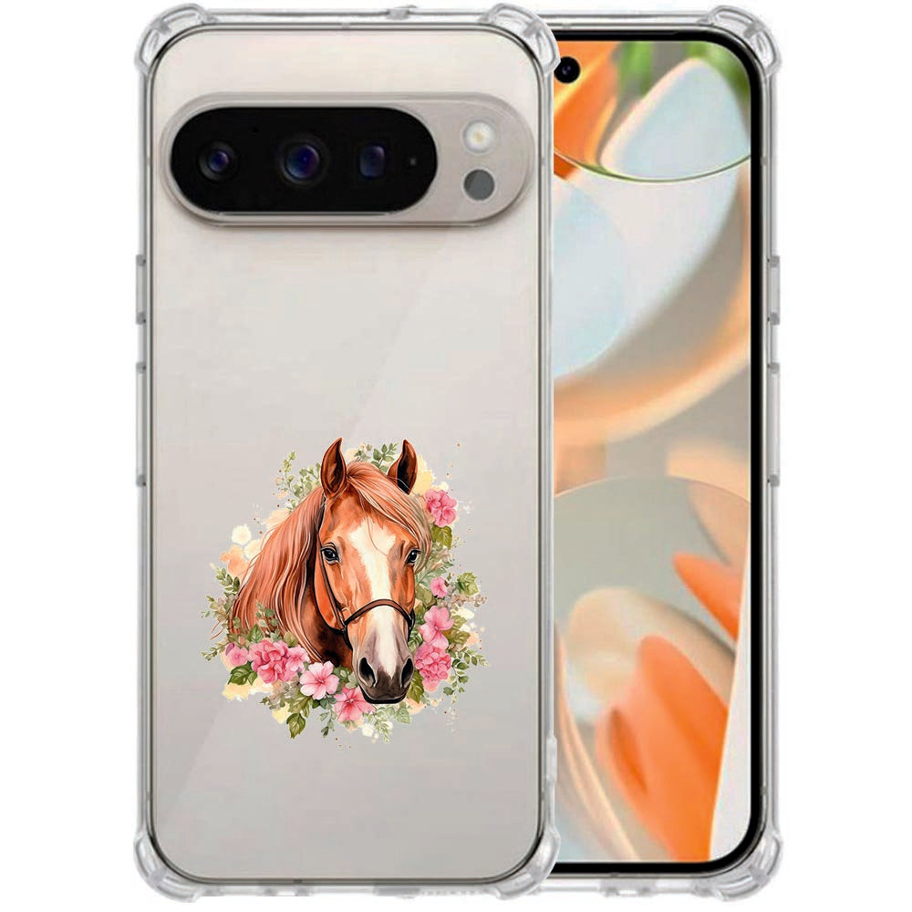 TPU Siliconen Hoesje Google Pixel 10 | Pixel 10 Pro Paard Antishock