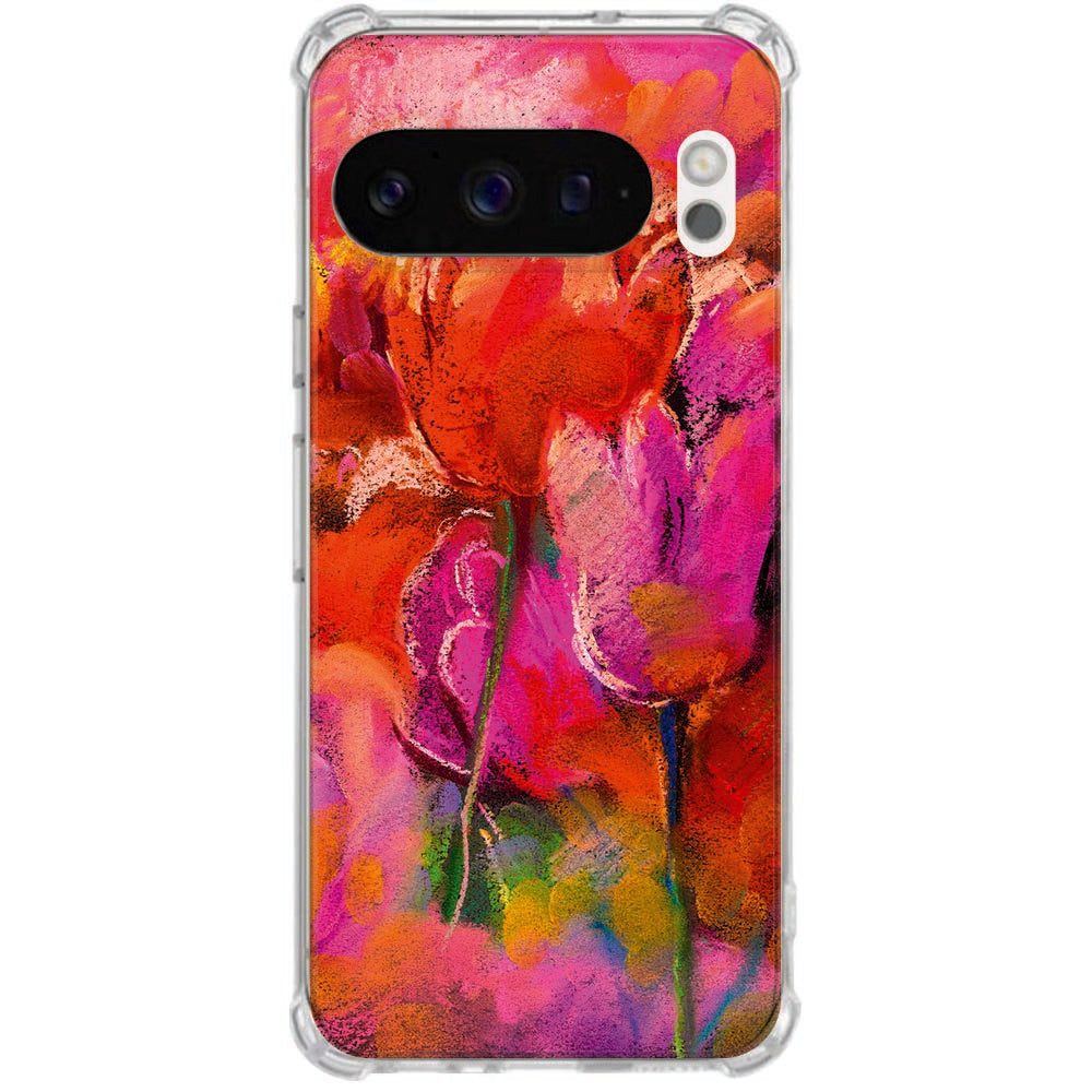 Softcase Google Pixel 10 | Pixel 10 Pro Tulips Valbestendig