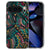 Google Pixel 10 TPU hoesje met Aztec design in warme aardetinten met rood en blauw