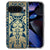 Google Pixel 10 TPU hoesje met Beige Flowers design in beige en zachte groentinten