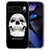 Pixel 10 / 10 Pro siliconen hoesje Skull Eyes - diep zwart met wit