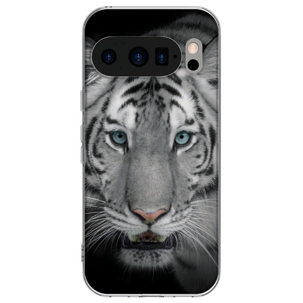 Achterkant van Google Pixel 10 / 10 Pro TPU hoesje Tijger