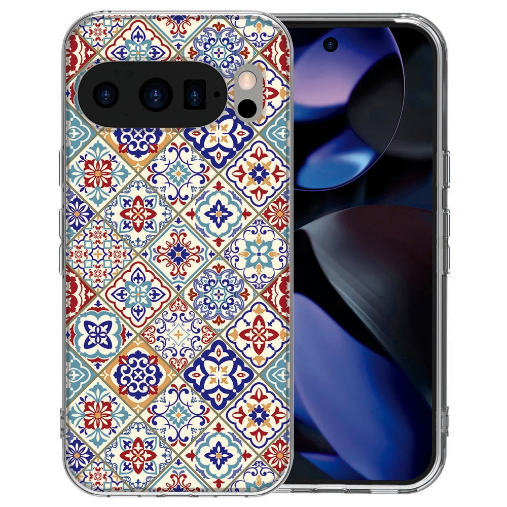 Tiles Color hoesje voor Pixel 10 met soft-touch TPU afwerking