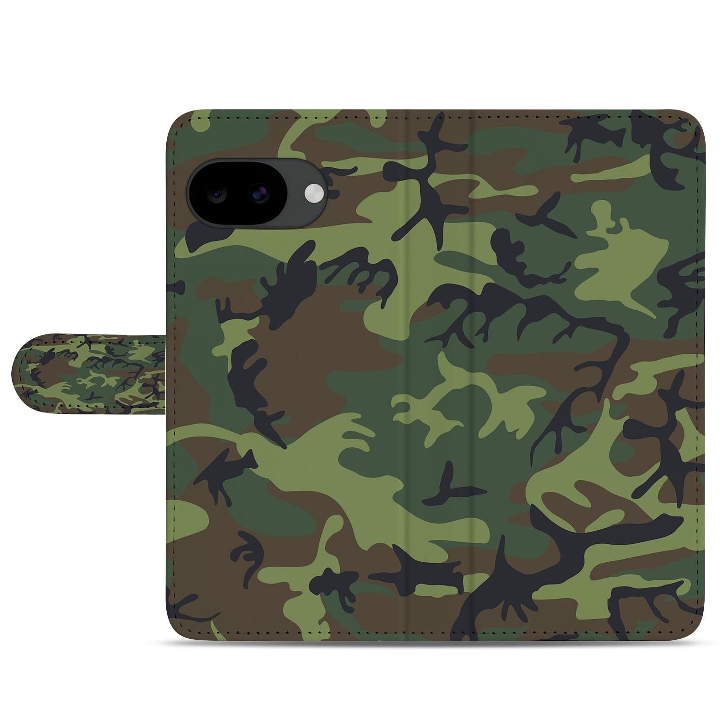 Google Pixel 10a portemonnee hoesje met Camouflage Leger design