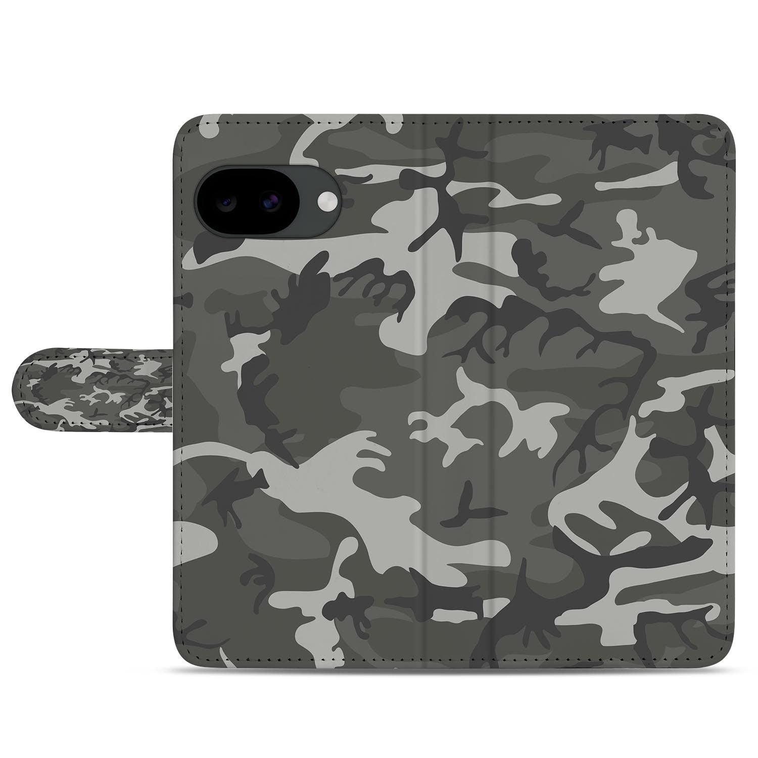 Google Pixel 10a portemonnee hoesje met Army Light Camouflage design