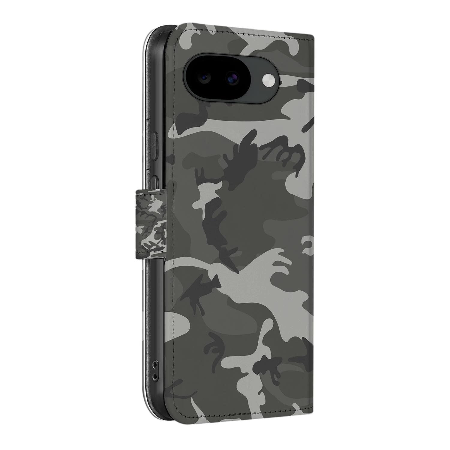 Bookcase hoesje Google Pixel 10a met Army Light Camouflage print