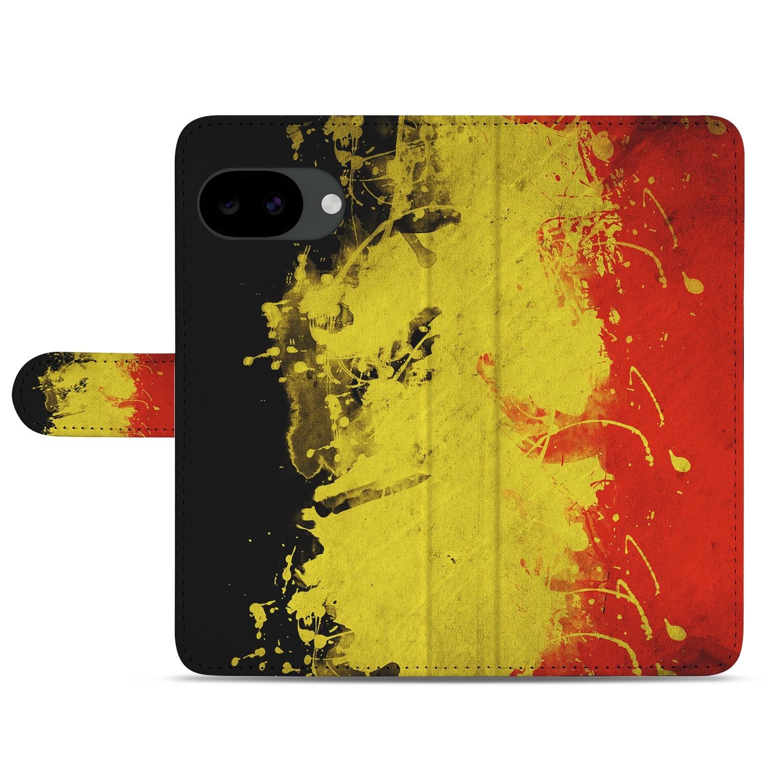 Google Pixel 10a portemonnee hoesje met Belgische Vlag design