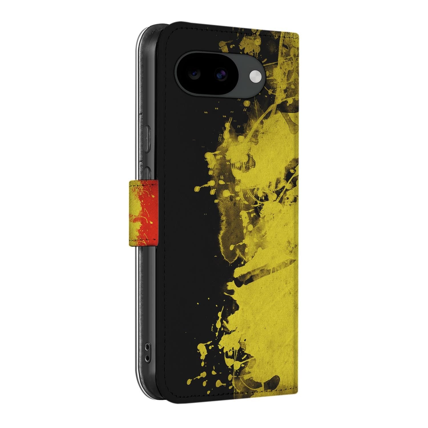 Bookcase hoesje Google Pixel 10a met Belgische Vlag print