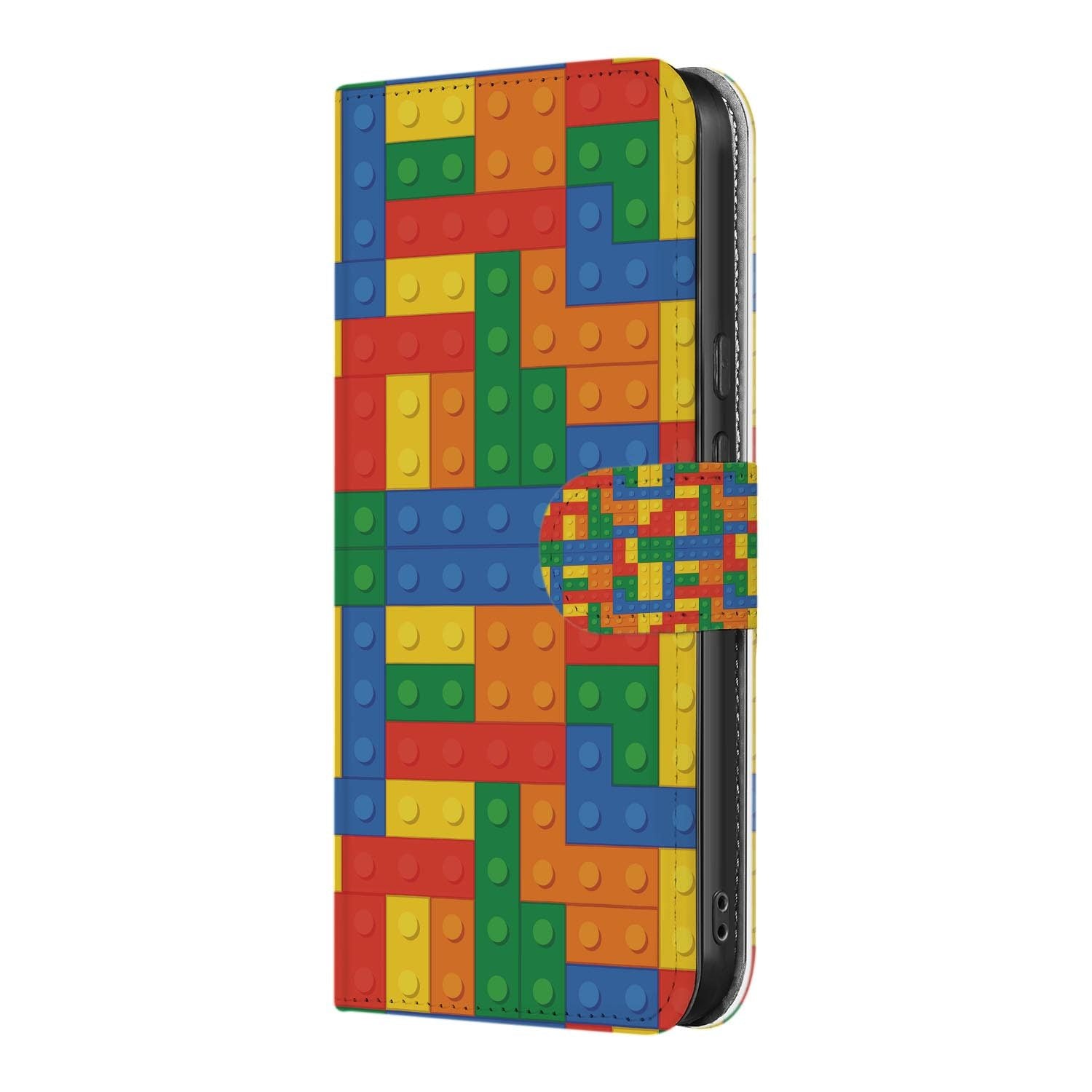 Blokken wallet hoesje voor Google Pixel 10a met pasjeshouder