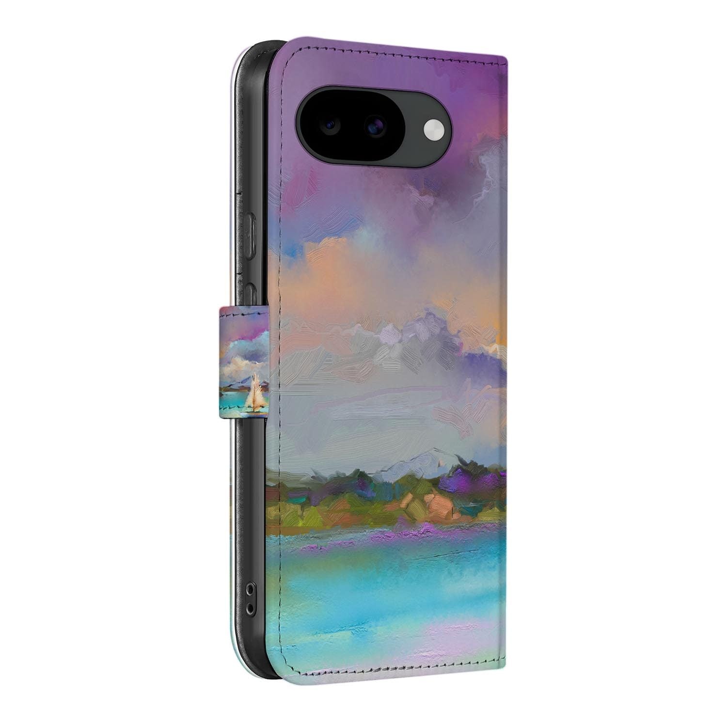 Bookcase hoesje Google Pixel 10a met Boot print