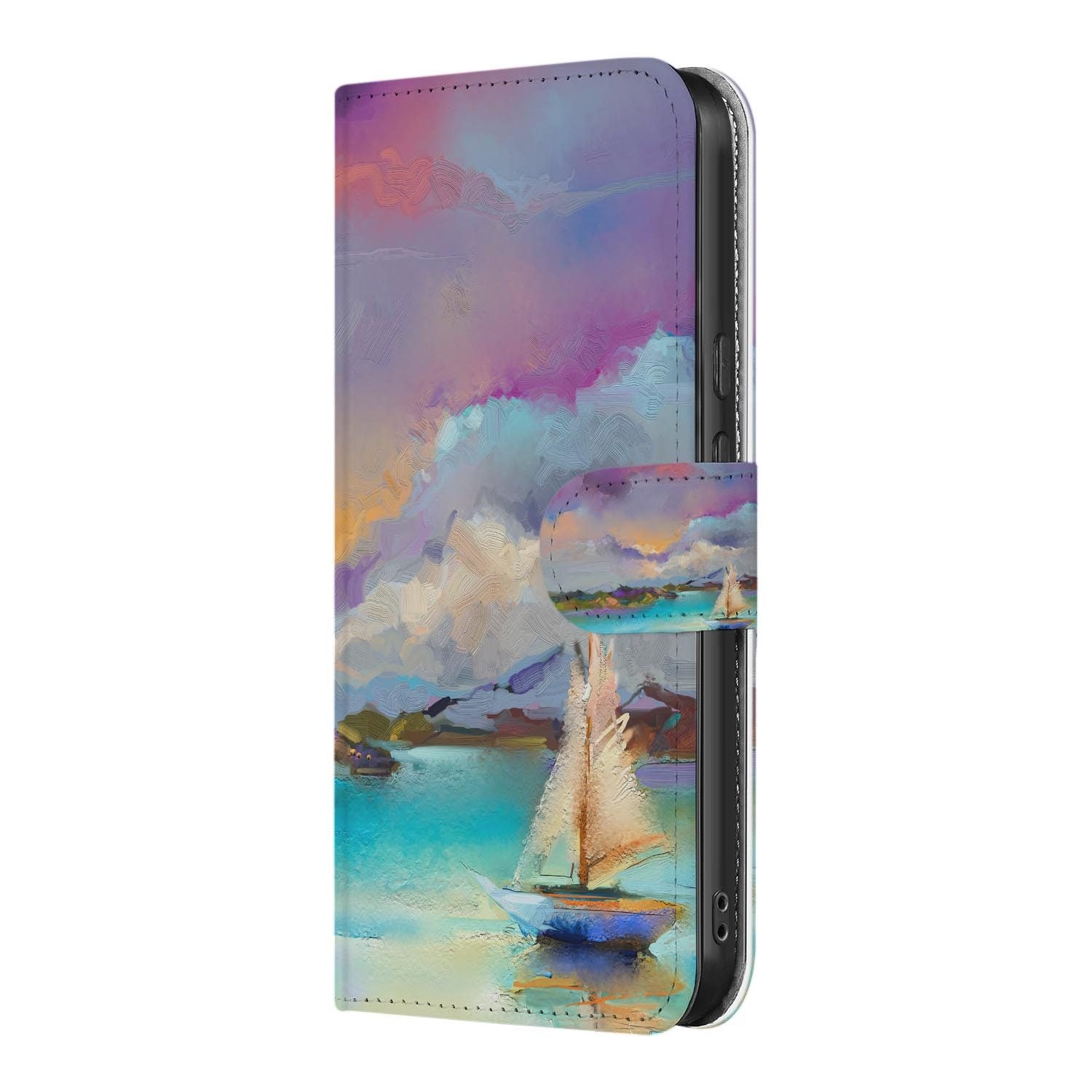 Boot wallet hoesje voor Google Pixel 10a met pasjeshouder