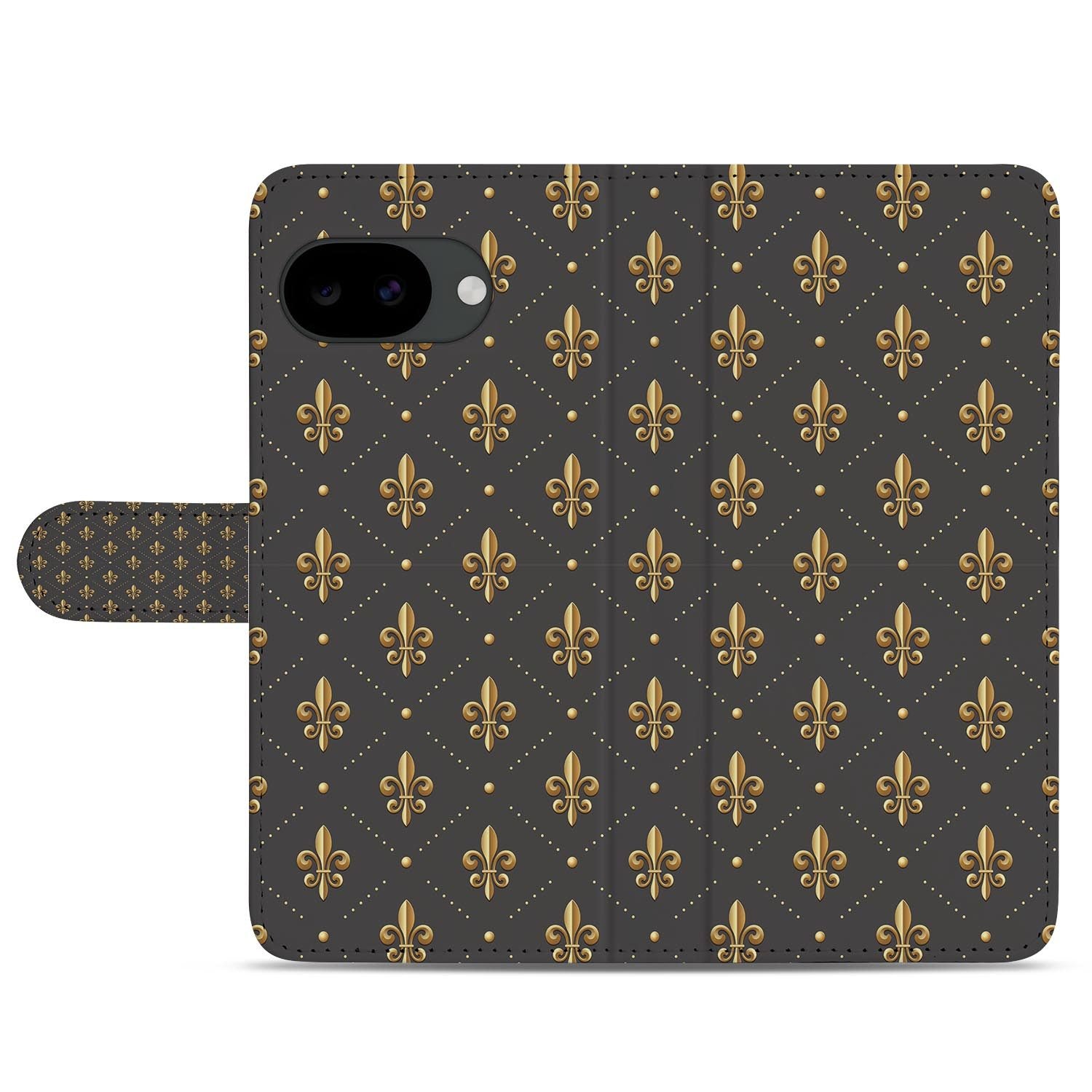 Google Pixel 10a portemonnee hoesje met Franse Lelie design