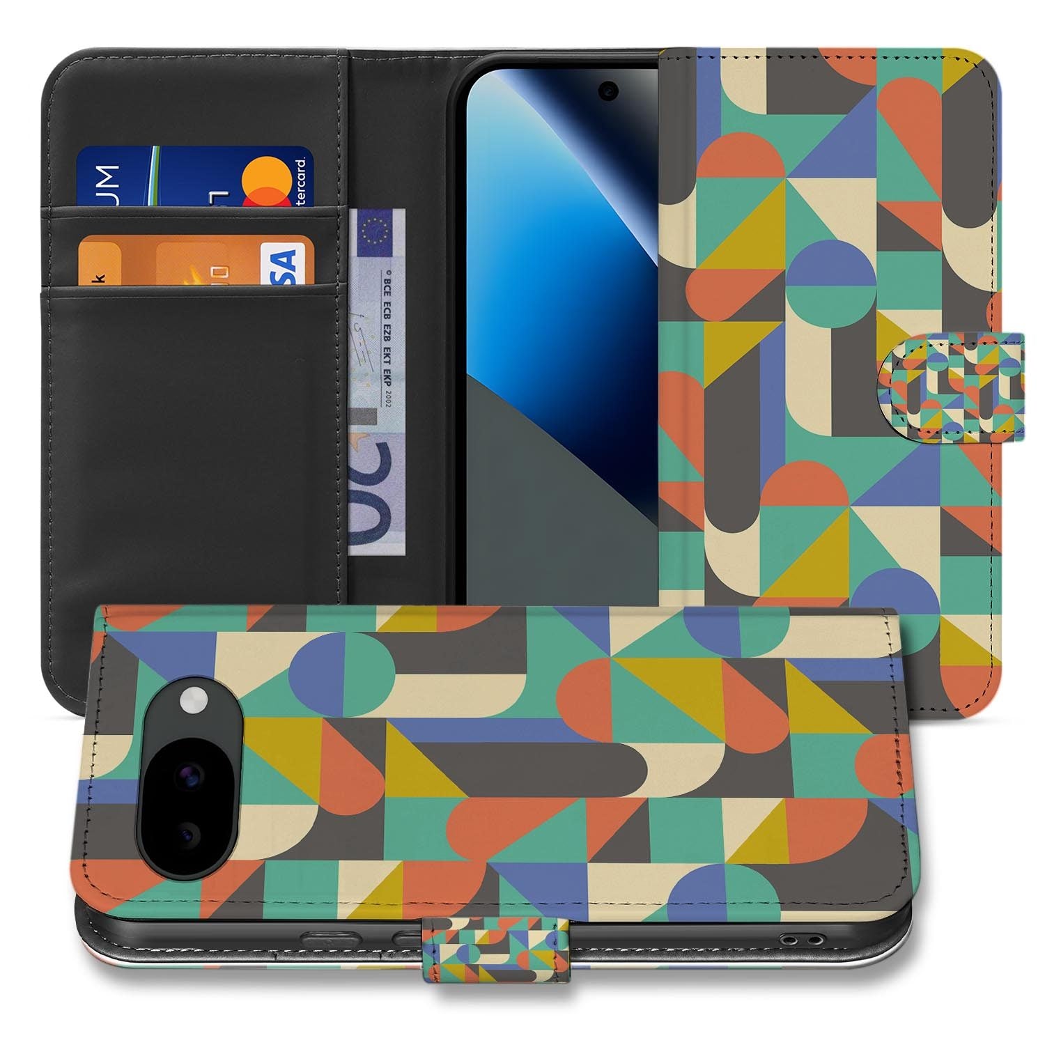 Funky Retro bookcase hoesje voor de Google Pixel 10a