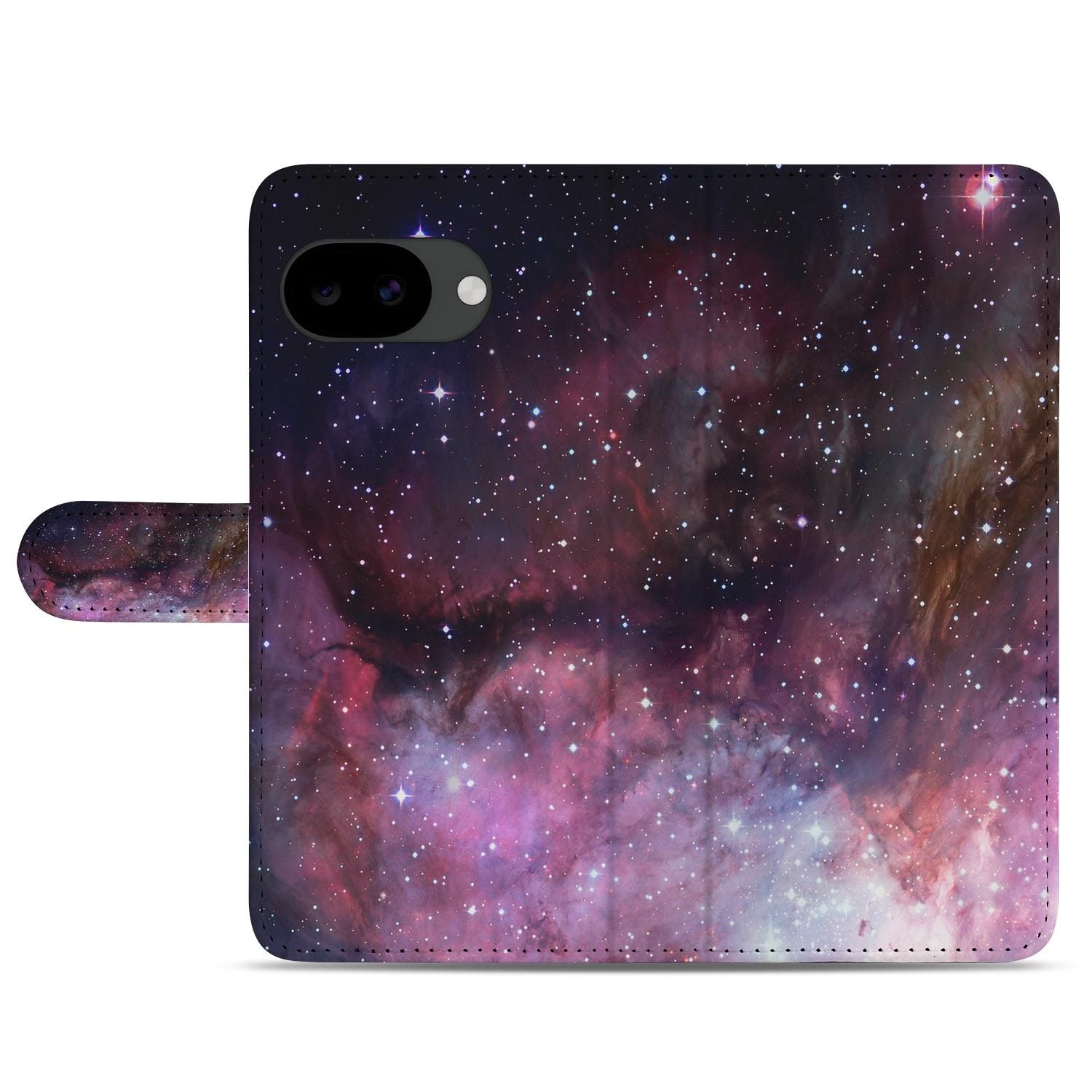 Google Pixel 10a portemonnee hoesje met Heelal design